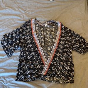 Short sleeve kimono/coverup one size
